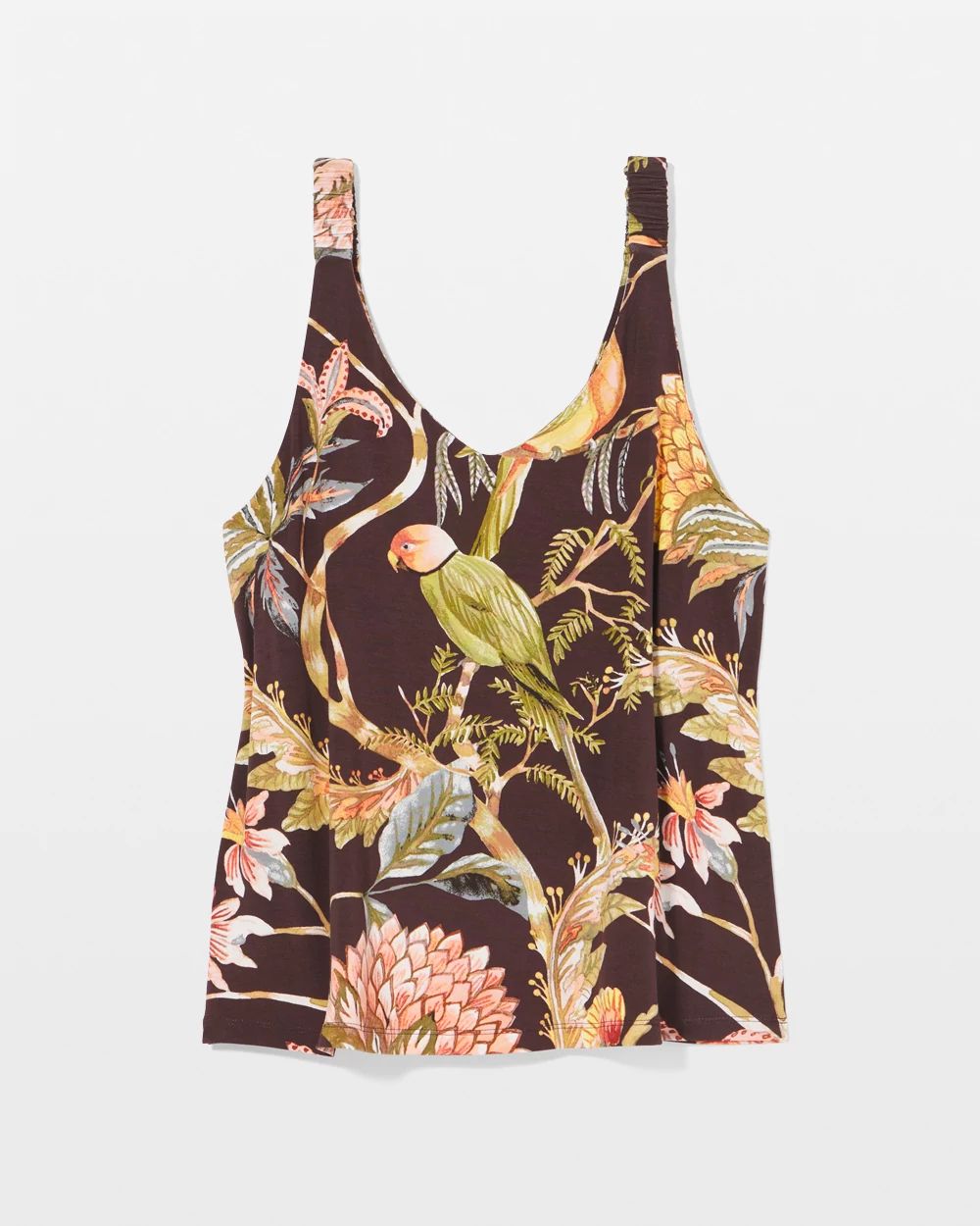 Shirred Strap Pajama Tank | Soma